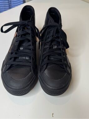 Adidas Nizza Trek Originals Platform Shoes Black Leather size 6.5